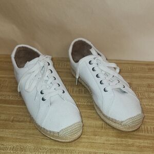 J.JILL Espadrille Lace Up Sneakers, size 11